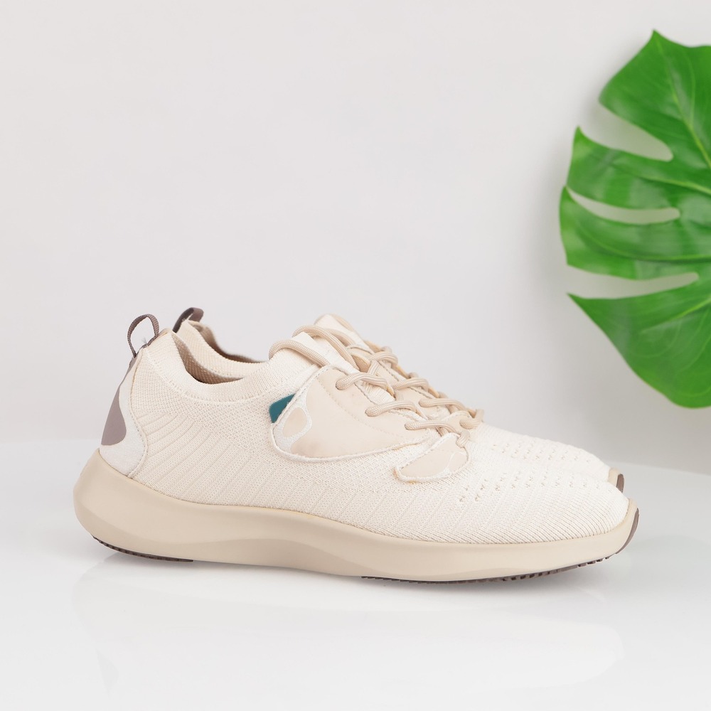 Vessi Womens Everyday Move Sneakers Size 9 Waterproof Beige Knit Lace Up Shoes - Picture 17 of 17